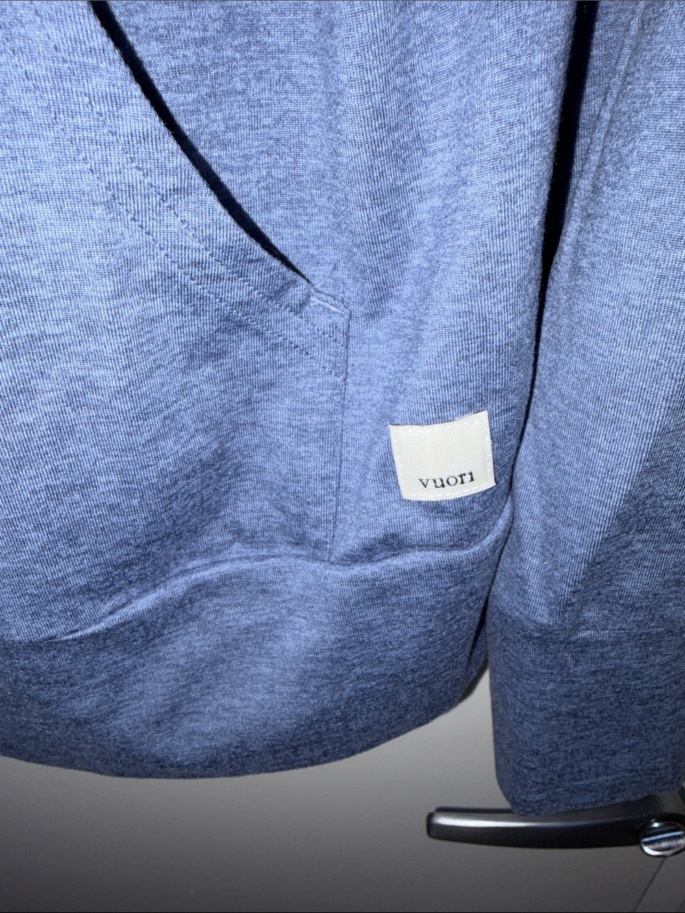 Vuori women’s Blue Zip-Up Hoodie Sweater M - Picture 3 of 5